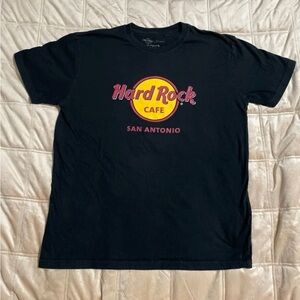 Hard Rock Cafe black tee. San Antonio . Large